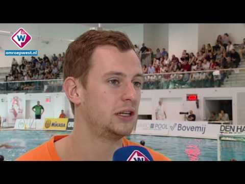 Robin van Galen en Kjeld Veenhuis blikken vooruit op World League waterpolo in Den Haag