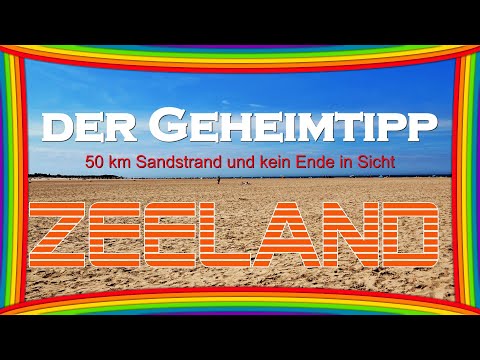 Geheimtipp, Zeeland 50 km Sandstrand und kein Ende in Sicht, 4K