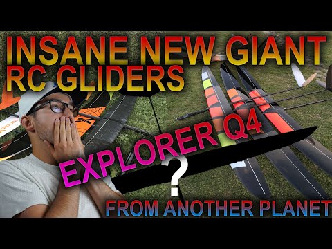 INSANE NEW GIANT RC GLIDERS - EXPLORER Q4 - HIGH PERFORMANCE TOP LEVEL - NAN-Models - F5J