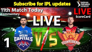 Live IPL 2020 || DC Vs SRH Live Match || DD Sports Live || Delhi Vs Hyderabad