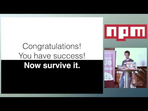 npmCamp 2016 - Keynote: The State of npm by Isaac Schlueter