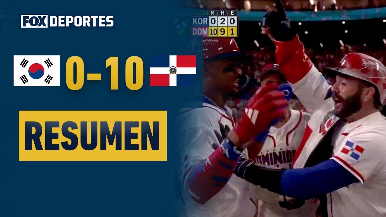 😎🥳 ¡DOMINICANA ‘POWER’! | Corea del Sur 0-10 República Dominicana | WBC 2026 | HIGHLIGHTS