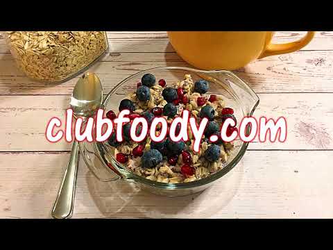 Blueberry Overnight Oats Recipe 🥣 • Convenient & Tasty! 😋 - Episode 1014