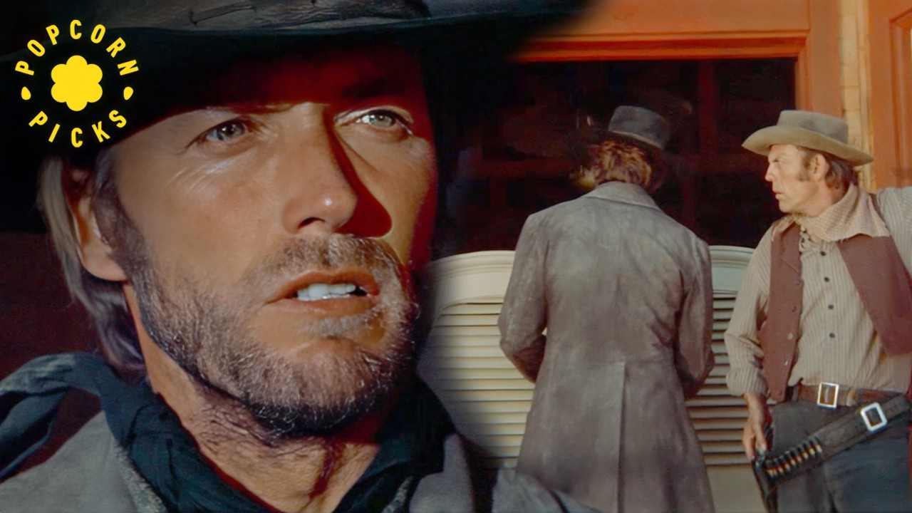 The Stranger’s First Appearance (Clint Eastwood) | High Plains Drifter - YouTube