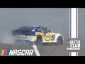 Chase Elliott tags the wall leading, later spins at Auto Club Speedway | NASCAR