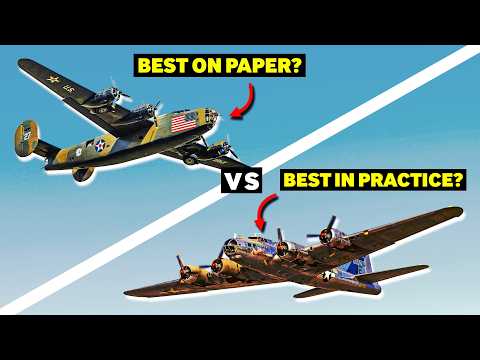 What was the best American bomber of WW2? | B-17 vs B-24