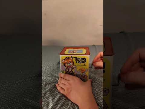 1968 Mattel timmy tiger in the music box #toys