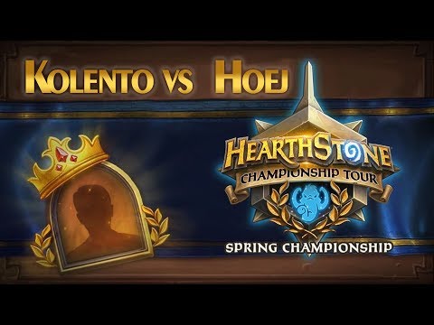 Kolento vs  Hoej ФИНАЛ HEARTHSTONE CHAMPIONSHIP TOUR Spring русский язык