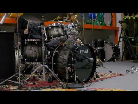 Tama Starclassic Walnut/Birch Molten Platinum Burst Drum Set image 5