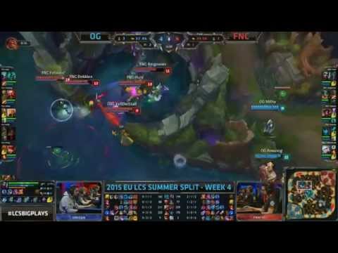 Origen vs Fnatic - Baron Teamfight