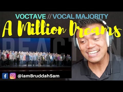 A Million Dreams cover by VOCTAVE & VOCAL MAJORITY | REACTION vids with Bruddah Sam