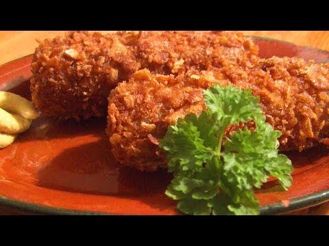 Dutch vleeskroketten, nederlandse meat croquettes how to Video Recipe littleGasthaus