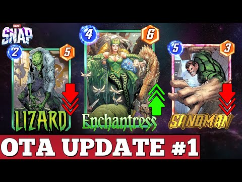 Marvel Snap OTA UPDATE ANALYSIS with a new BUFFED INFINITE DECK!