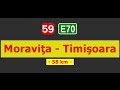 DN 59 E 70 Moraviţa Timişoara Oct 20 2016