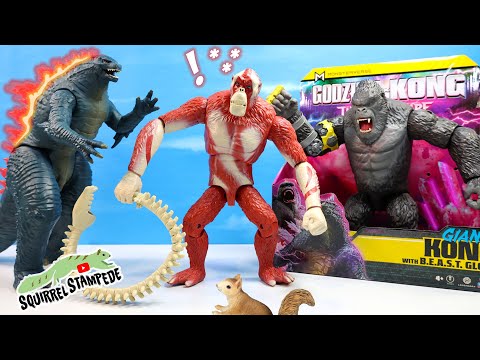 Godzilla X Kong The New Empire GIANT Evolved Monsterverse Figures Skar King Review