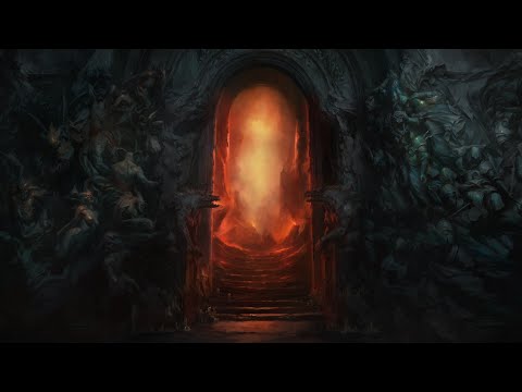 Gate of Hell Ambience | Rattling Chains, Distant Monsters, Demons | 8 Hours