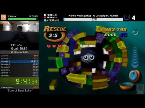 N64 - Tetrisphere - Rescue Speedrun (8-10) - 1:01:30
