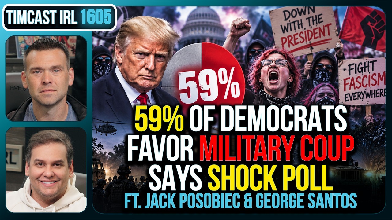 59% of Democrats FAVOR MILITARY COUP Says Shock Poll | Timcast IRL