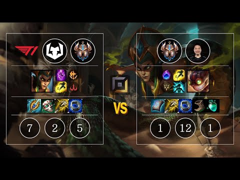 T1 Allmight Cassiopeia vs Arrow Ziggs Bot - KR Challenger Patch 10.11