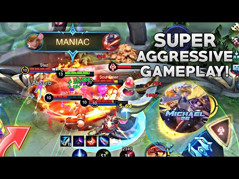 SUPER AGGRESSIVE FANNY GAMEPLAY! | MICHAEL 26 RANKED | MLBB