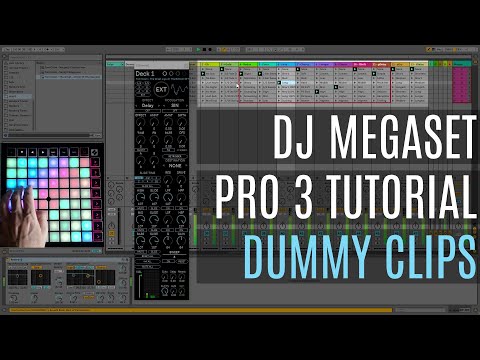 DJ Megaset Pro 3 Tutorial - Dummy Clips