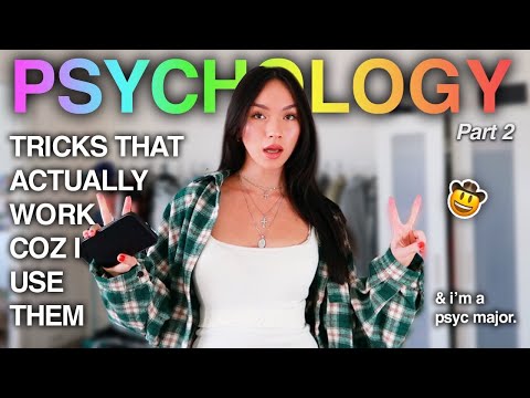 21 PSYCHOLOGY TRICKS that will *legit* CHANGE YOUR LIFE pt.2
