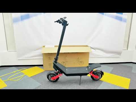 Off-road electric scooter AERIUM HX 2400 W Dual black - installation