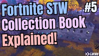 Fortnite Save The World Collection Book📖explained - Beginners Guide #5