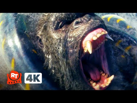Godzilla x Kong: The New Empire (2024) 4K - Kong vs. Giant Snake | Movieclips