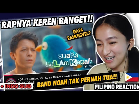 WAHH NOAH X Ramengvrl- Suara Dalam Kepala (Official Music Video) REACTION | FILIPINO REACTION🇵🇭