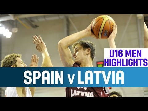 Spain v Latvia - Highlights - Semi-Finals - 2014 U16 European Championship