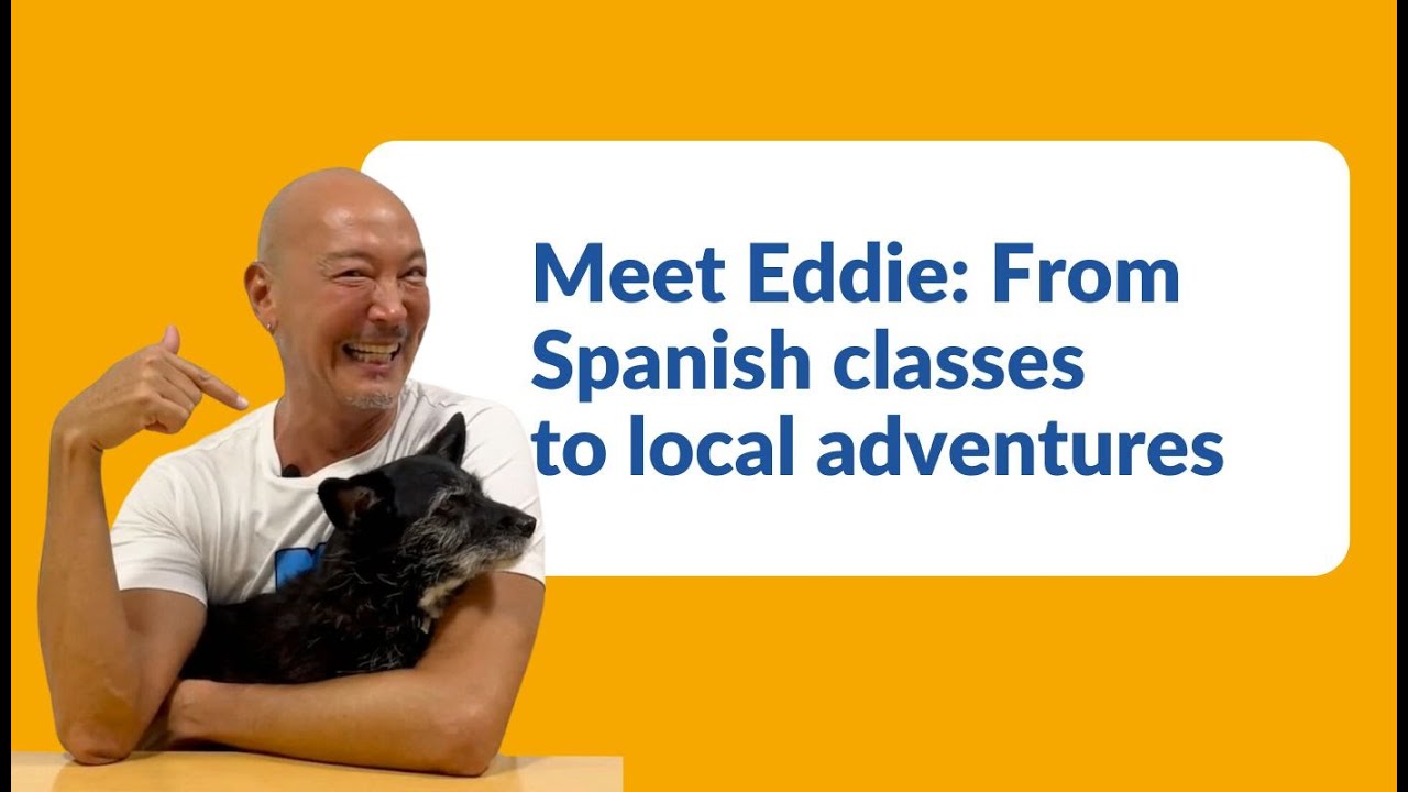 Spanish Immersion in Madrid: Meet Eddie | Inmersión en Español en Madrid: Conoce a Eddie [Subtítled]