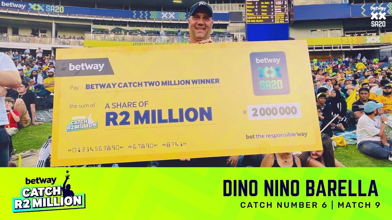Betway Catch R2 Million | 6th Catch: Dino Barella | Match 9: JSKvDSG