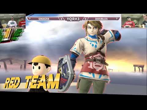 YQR#3 Smash 4 Doubles - Overworked! (Overcast! + Thumbs; Red) vs ShamWow (Qwexe + SHaM; Blue)