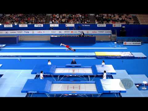 GESUELLI Cody (USA) M - 2019 Trampoline Worlds, Tokyo (JPN) - Qualification Trampoline R1