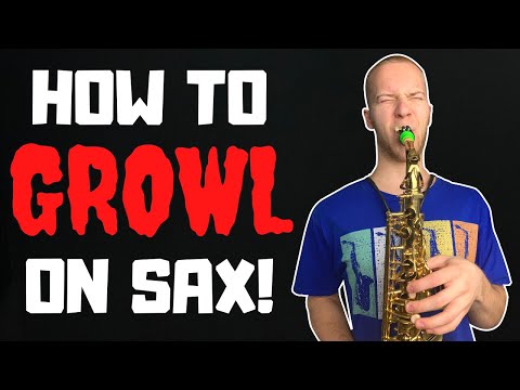 Wie man in unter 2 Minuten auf dem Saxophon growlt (mit Licks)