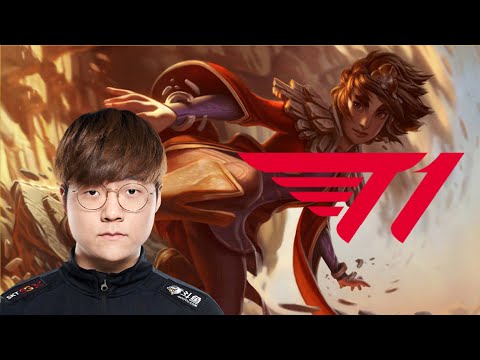 T1 Teddy picks Taliyah vs Aphelios - Adc Matchup