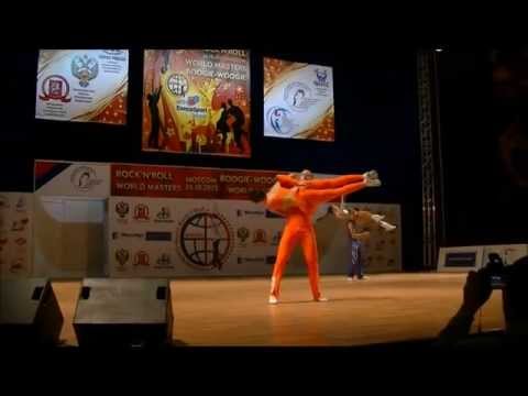 Julia GEISHAUSER und Patrick PFALLER World Masters Moskau Rock´n´Roll 26.10.2013 Akrobatik Vorrunde