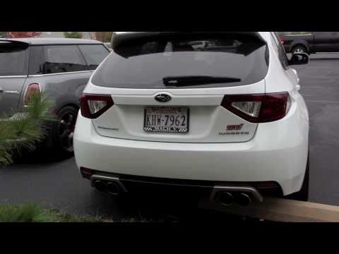TurboXS turbo-back exhaust for 2008+ Subaru WRX STI