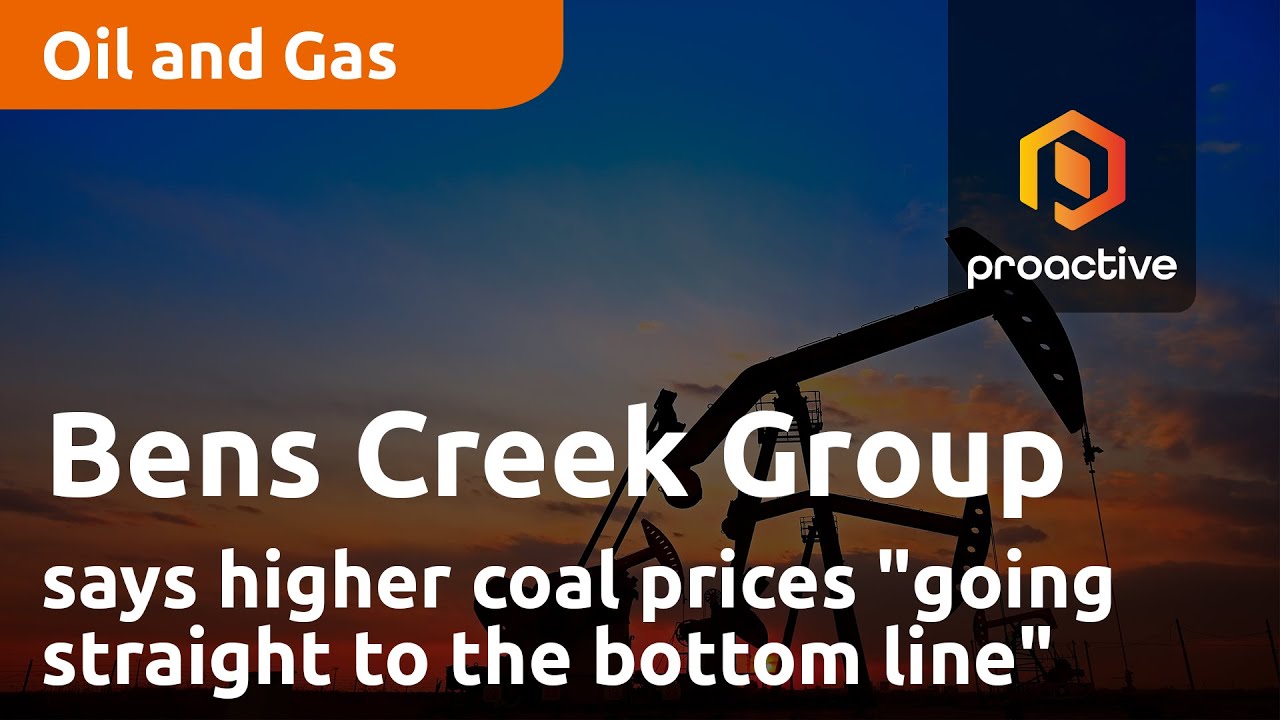 Bens Creek Group says higher metallurgical coal prices "going straight to the bottom line"