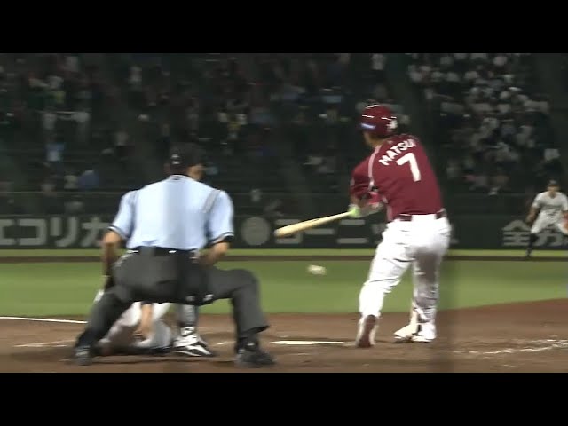 【5回表】ベテランの味 イーグルス・松井稼 しぶとくタイムリー!! 2015/8/27 Bs-E