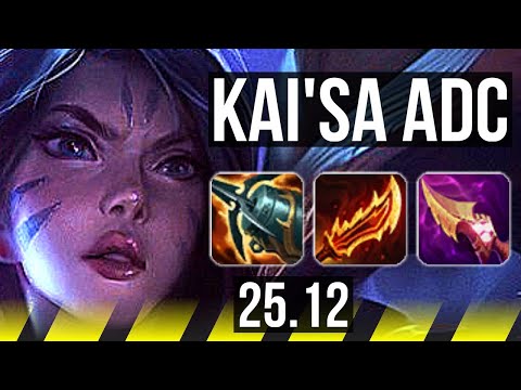 KAI'SA & Pyke vs EZREAL & Maokai (ADC) | 49k DMG, 12/4/14, Dominating | KR Master | 25.12