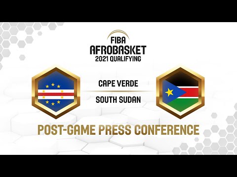 Баскетбол Cape Verde v South Sudan — Post-Game Press Conference — FIBA AfroBasket QualifIers 2021