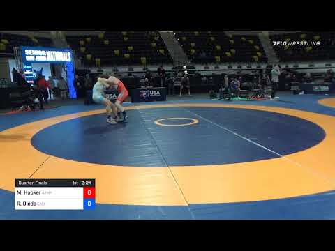 72 Kg Quarterfinal - Michael Hooker, Army (WCAP) Vs Ryan Ojeda, California