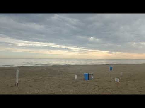 Rimini. Ruhe am Strand.