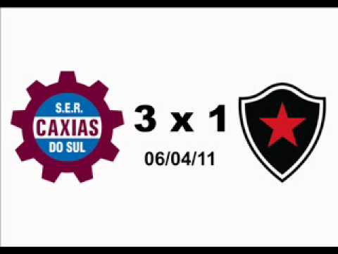 Gols Caxias - Caxias 3 x 1 Botafogo-PB - 06-04-2011