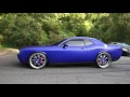 Matte Purple Dodge Challenger on Dub Wheels at Mlk Park in Memphis Tn