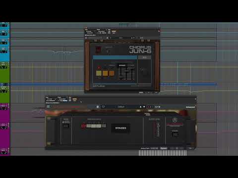 Arturia Chorus Dimension-D vs Chorus JUN-6 - NO TALKING! - Testing on an acoustic guitar
