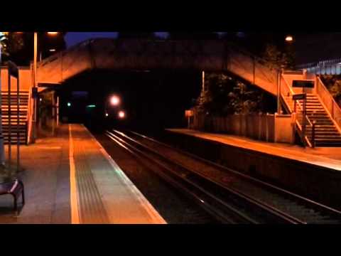 GBRf's 92044 Drags Brand new London Midland 350374 through West Malling working 6X53 - 24/6/14.