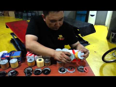 JS Asakashi, Bosch, Denso, Toyota, Sakura, OSK oil filters cut open and revealed